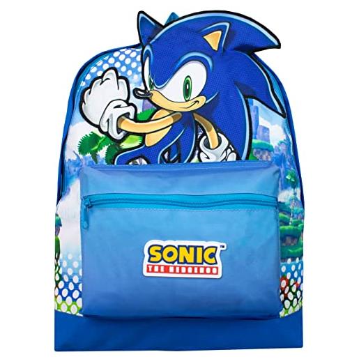 Sonic The Hedgehog ragazzi zaino blu