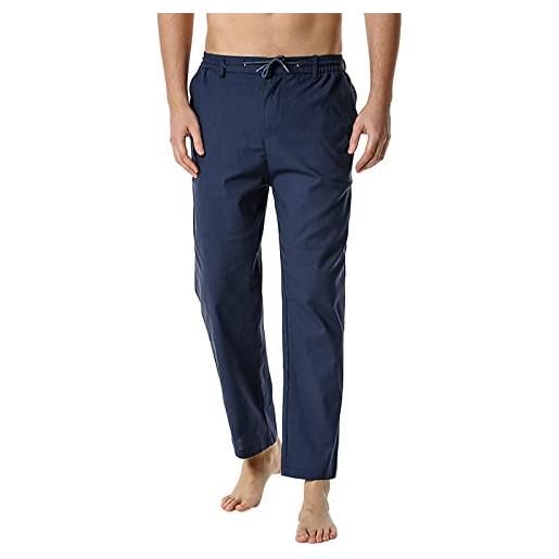 Xmiral pantaloni leggeri cotone pantaloni in vita casuale linen loose elastic men's home men's pantants pantaloni lana eleganti