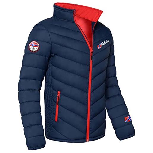 Nebulus giacca da uomo tanno, calda giacca per attività all'aria aperta, pratica e versatile giacca invernale
