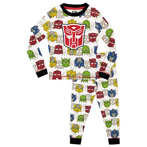 Transformers pigiama a maniche lunga per ragazzi vestibilità stretta - 5-6 anni