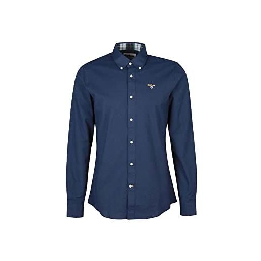 Barbour msh5170-ny91 camford tailored shirt blu navy camicia uomo button down slim fit (xl)