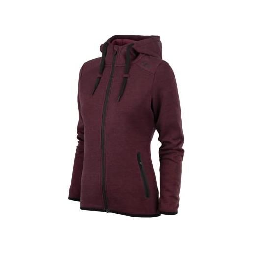 TCA revolution tech hoodie felpa con cappuccio da donna da corsa con tasca zip - rosa, s