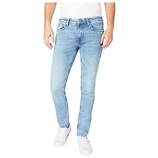 Pepe Jeans jeans cash - regular fit - blu - light blue denim w28-w40 81% cotone stretch, light blue denim pm200124vx5, 30w x 32l