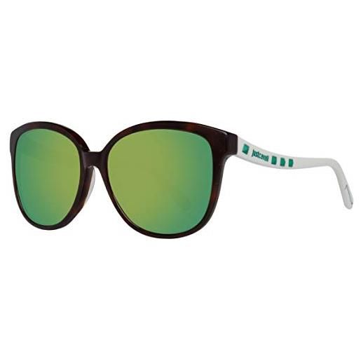 Just Cavalli sunglasses jc590s 56q 58 occhiali da sole, marrone (braun), donna