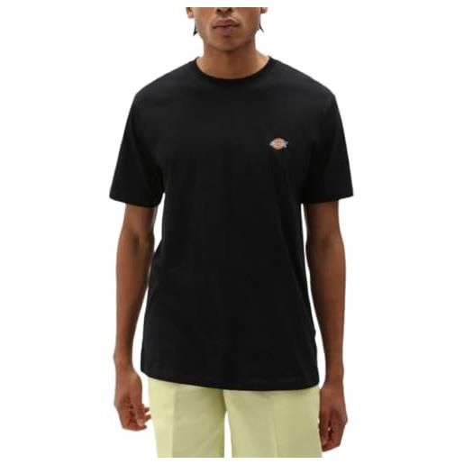 Dickies mapleton uomo t-shirt nero xl 100% cotone regular