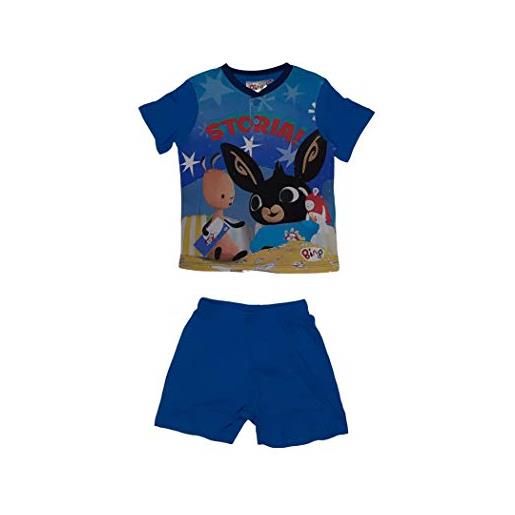 SUN CITY pigiama maniche corte bambino bing 7243-100 (blu, 5 anni)