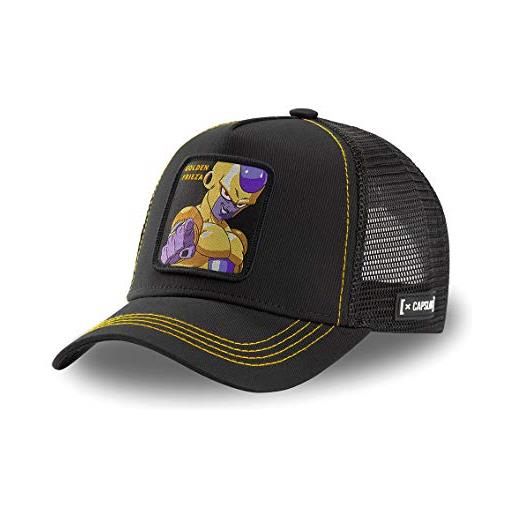 Capslab berretto da baseball trucker dragon ball z, freezer dorato, taglia unica