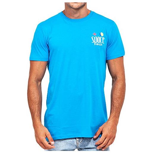 Space Ibiza: t-shirt uomo beach club logo - turchese, l - large