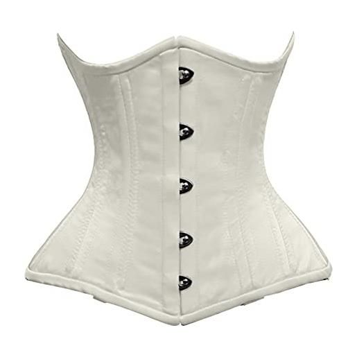 luvsecretlingerie 26 in acciaio donna annata allenamento in vita cotone sottoseno bustier corset corsetto #8801