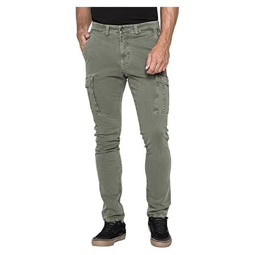 Carrera jeans - chino per uomo, tinta unita, tessuto elasticizzato (eu 56)