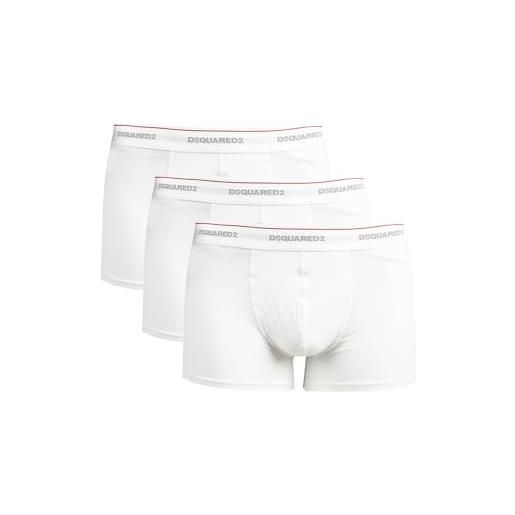 DSQUARED2 boxer intimo uomo bianco l