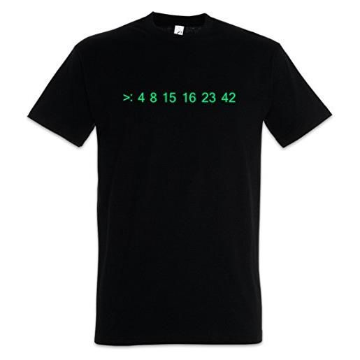 Urban Backwoods lost code uomo t-shirt nero taglia 2xl