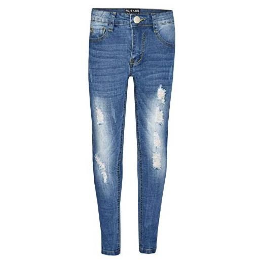 A2Z 4 Kids® bambini ragazzi skinny jeans progettista denim strappato - boys jeans m1070 light blue 13-14