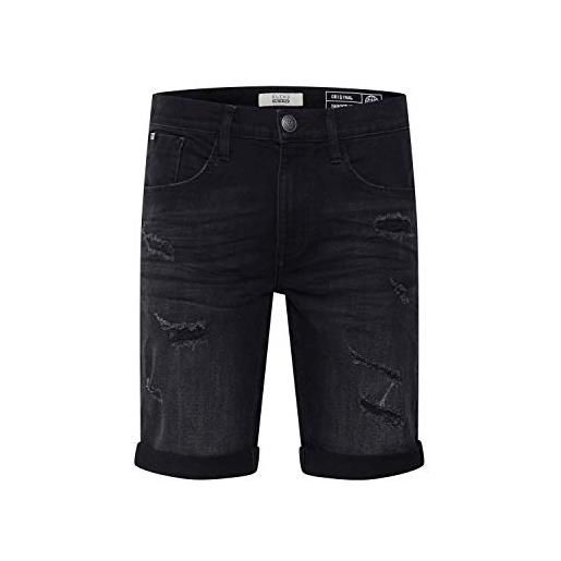 b BLEND blend deniz pantaloncini di jeans shorts bermuda da uomo elasticizzato regular- fit, taglia: xxl, colore: denim grey (76205)