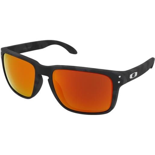 Oakley holbrook xl oo9417 941729 | occhiali da sole sportivi | prova online | plastica | quadrati | havana, grigio | adrialenti