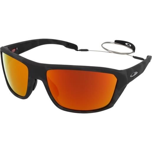 Oakley split shot oo9416 941632 | occhiali da sole sportivi | prova online | plastica | rettangolari | havana, grigio | adrialenti