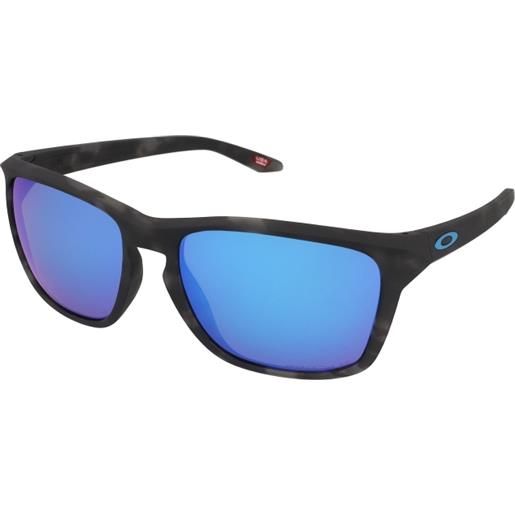 Oakley sylas oo9448 944828 | occhiali da sole sportivi | plastica | rettangolari | havana, grigio | adrialenti
