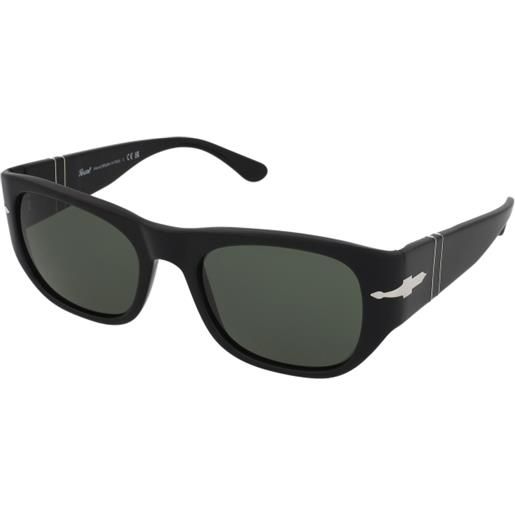 Persol po3308s 95/31 | occhiali da sole graduati o non graduati | unisex | plastica | rettangolari | nero | adrialenti