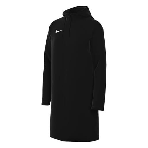 Nike w nk sf acdpr hd rain jkt giacca, nero/bianco, xs donna