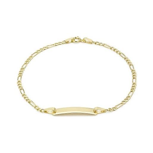 Bracciale con zirconi per ragazza - oro giallo 9k (375)