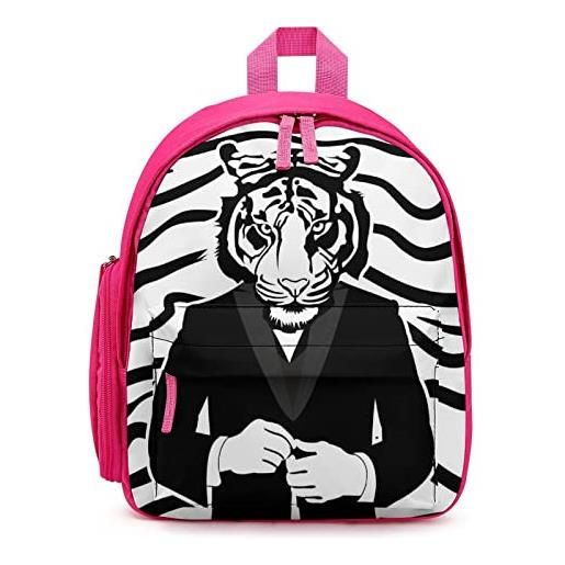 LafalPer zaini semplici piccoli per bambini borsa scuola asilo elementare zaini casual moda per ragazze ragazzi fantastica tuta tigre
