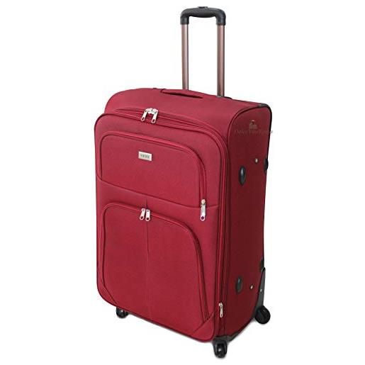 Valigeria.shop ormi trolley bagaglio a mano da cabina piccolo medio grande extra large xxl 4 ruote (bordo, xl (74x30x46))