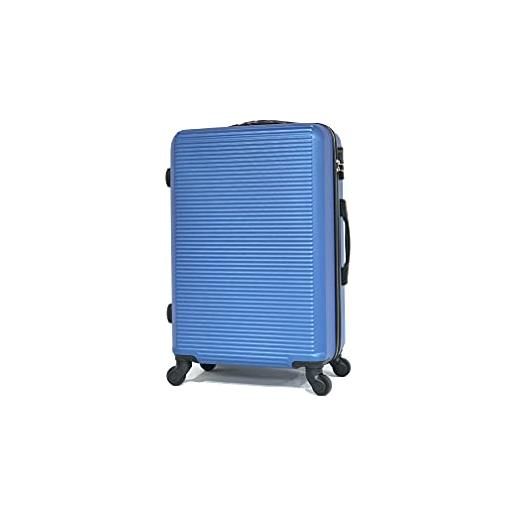 CELIMS valigia di marca francese - valigia m - valigia 65cm / 60 litri - 5859 blu