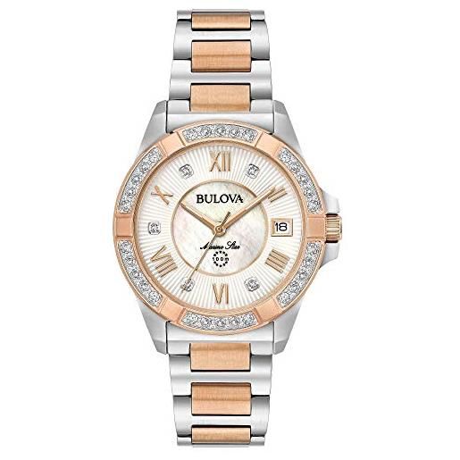 Bulova unisex analogico quarzo orologio con bracciale in 98r234, bracciale