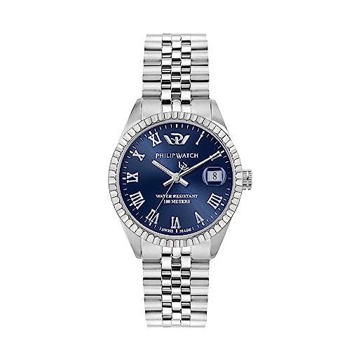 Philip Watch caribe orologio donna, tempo e data, analogico - 35mm