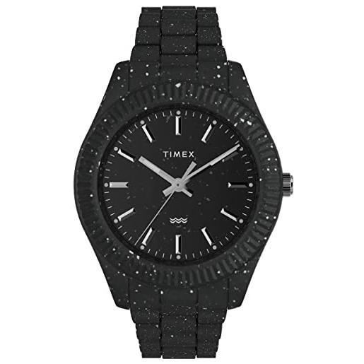 Timex orologio analogico al quarzo uomo con cinturino in plastica tw2v77000jr