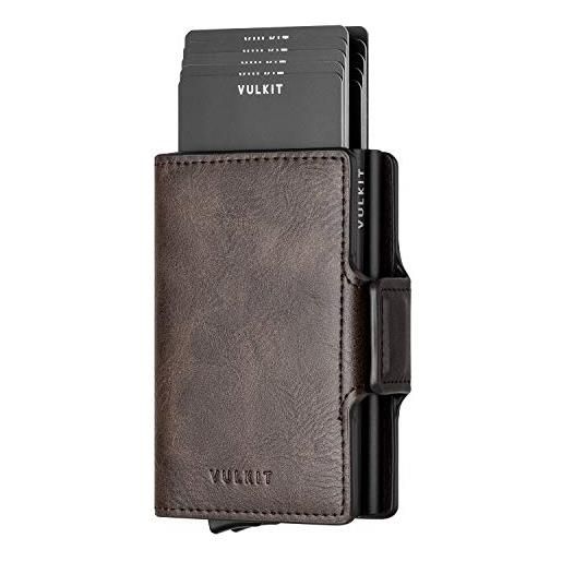 Porta Carte Credito Metallo, Porta Tessere Uomo RFID Blocking