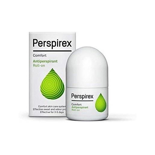 Perspirex confort, deodorante roll-on 20 ml, confezione da 2 (etichetta in lingua italiana non garantita)
