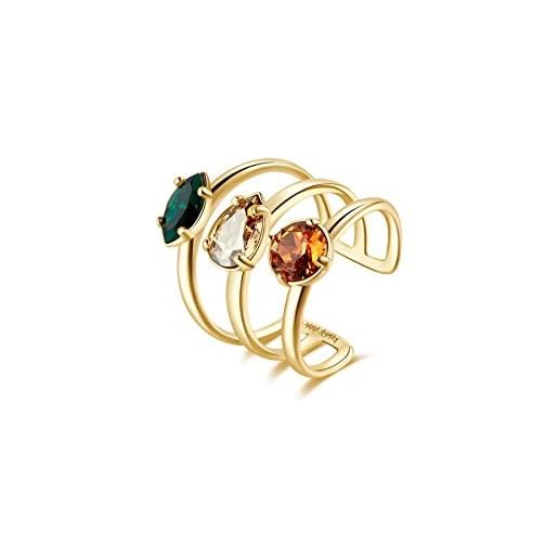 Brosway anello a fascia donna in ottone, anello donna collezione affinity - bff149b