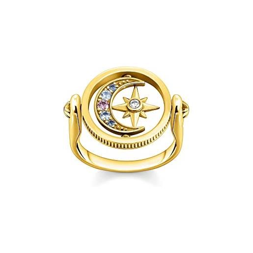 Thomas Sabo anello da donna argento sterling 925 placcato oro tr2377-959-7-52 12