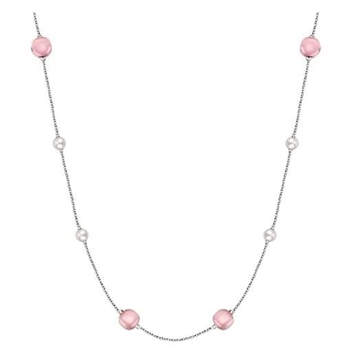 Morellato collana gemma perla satc01, única, metallo, nessuna pietra preziosa