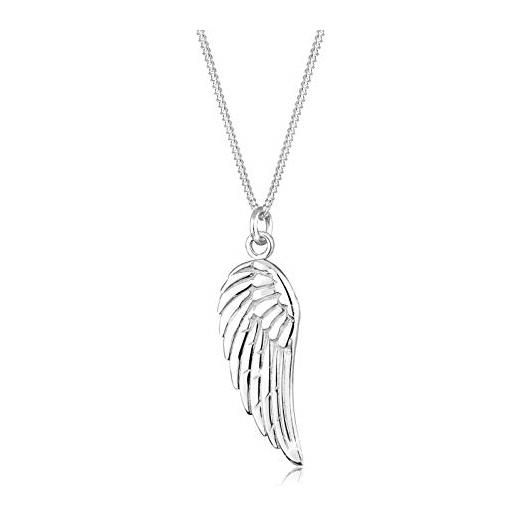 Elli collana donne ciondolo ali angelo simbolo tendenza boho in argento sterlino 925