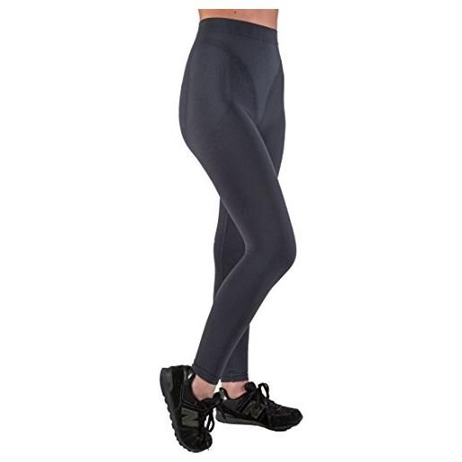 CzSalus offerta limitata pantaloncino lungo termico leggings snellente anti-cellulite nero xxl
