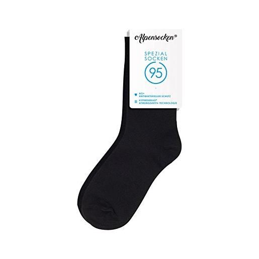 Alpensocken® calze speciali in argento anti-sudore anti-odore sport affare tempo libero (36-40) confezione da 10