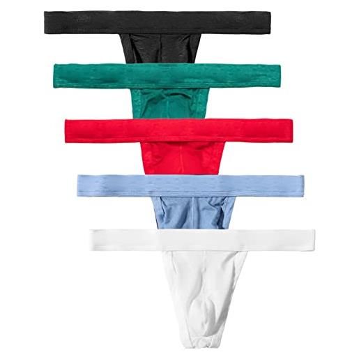 adidas Women's Sport Cotton Logo Thong String Tanga (3 Pack) Thong Panties,  sortiert 17, : : Fashion