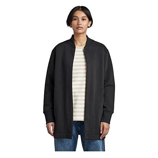 G-STAR RAW women's sweater jacket bomber zip loose , nero (caviar d22546-a971-d301), m