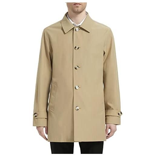 OROLAY trench coat da uomo con giacca casual con tasche a filetto con risvolto classico marina militare m