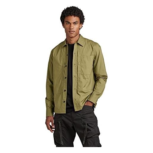 G-STAR RAW men's workwear regular shirt, verde (smoke olive d22975-4481-b212), l