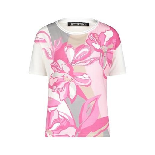 Betty Barclay 2734/2063 t-shirt, crema/rosa, 54 donna