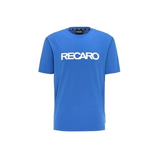 RECARO t-shirt originals | maglietta da uomo girocollo | 100% cotone | made in europe, blu, m