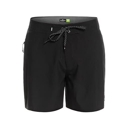 Quiksilver pantaloncini da surf silk kaimana da uomo, 16, confezione da 1, nero , 31