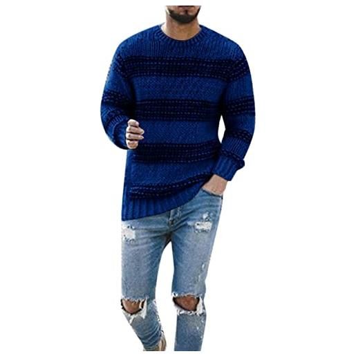Kobilee maglia termica uomo pesante invernale casual dolcevita cashmere lana cotone maglia maglione elegante slim fit girocollo pullover sweater manica lunga caldo