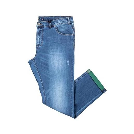 EASY BY MAXFORT jeans calibrato uomo taglie forti taglie 58-70 (it64)