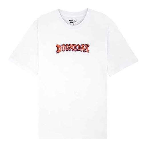 Doomsday society t-shirt illusion it maglia white (xl)