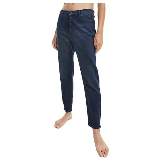 Calvin Klein Jeans mom jean, jeans, donna, 25w (regular), blu (denim dark)