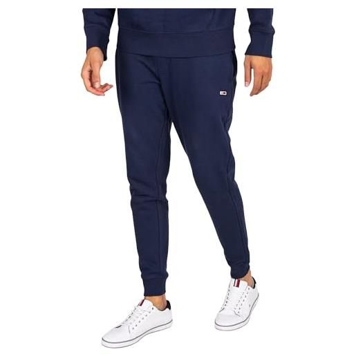 Tommy Jeans pantaloni da jogging uomo tjm slim slim fit, blu (twilight navy), m